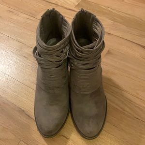 Fergalicious Suede Heeled Boot